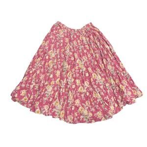 Vintage Sarah Arizona Floral Maxi Skirt 1X 90s Y2K Boho Peasant Gypsy Whimsical